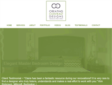 Tablet Screenshot of creatingcontrastdesigns.com